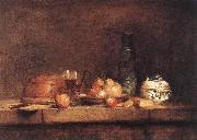 jean-Baptiste-Simeon Chardin Still-Life with Jar of Olives Spain oil painting reproduction